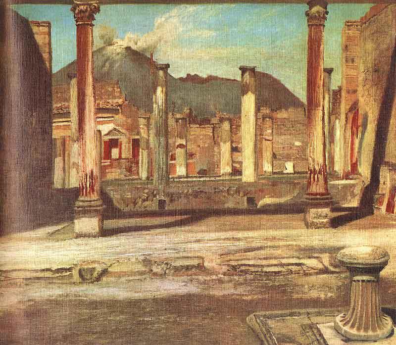 Kosztka, Tivadar Csontvry Pompeji Have Germany oil painting art